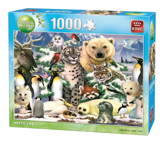 Puzzle 1000 piese Arctic life - Nitzi.ro