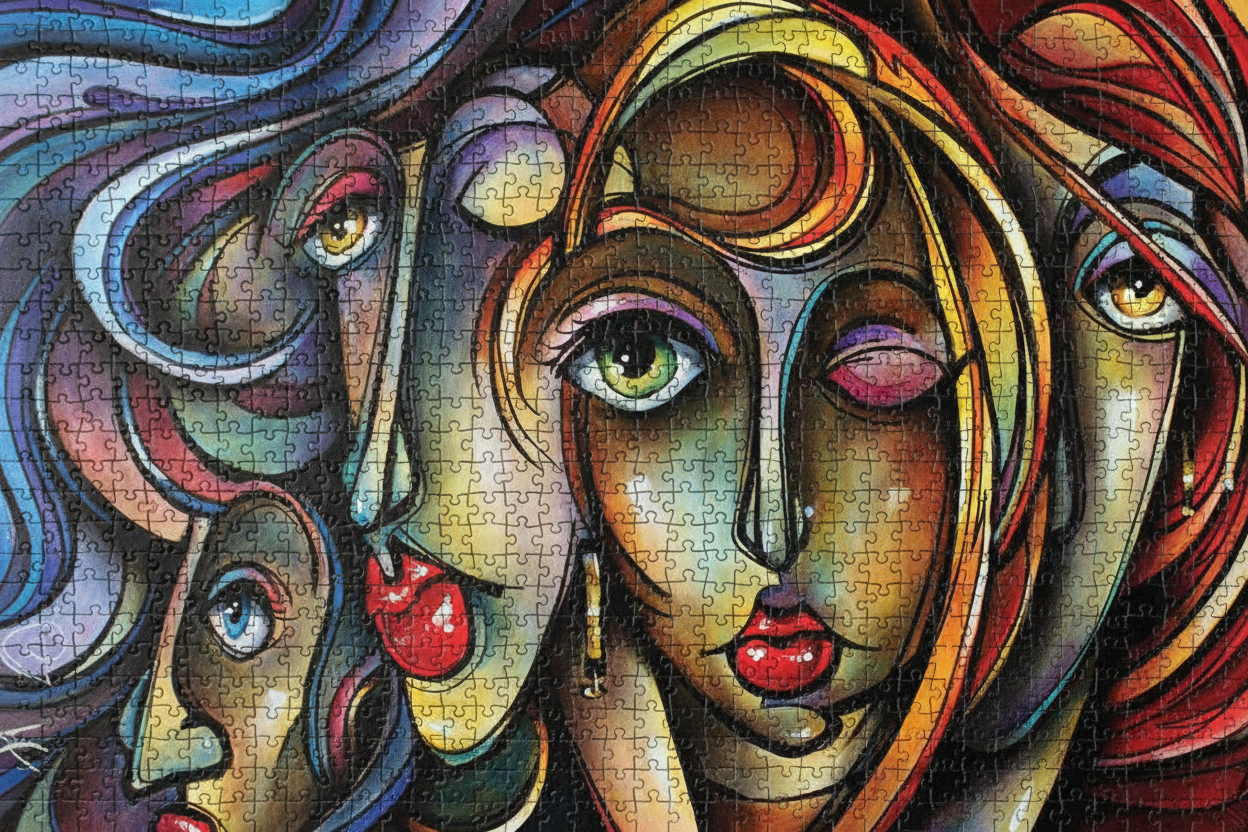 Puzzle adulți 1000 piese Losers' Club - carton gros 2mm, piese unice, joc educațional 8 ani+, dimensiuni 68x48 cm