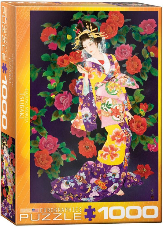 Puzzle 1000 piese Tsubaki Haruyo Morita - Nitzi.ro