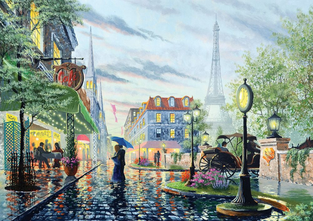 Puzzle 2000 piese Summer Rain, Paris