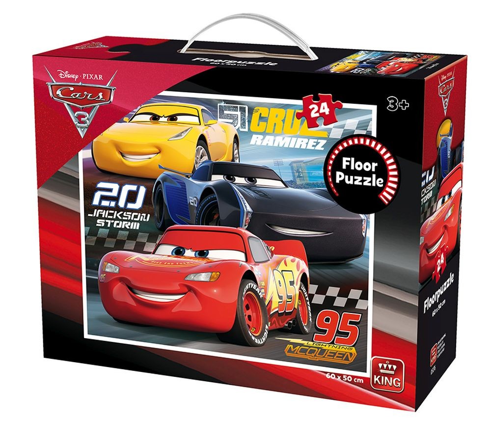 Puzzle 24 piese Cars de podea