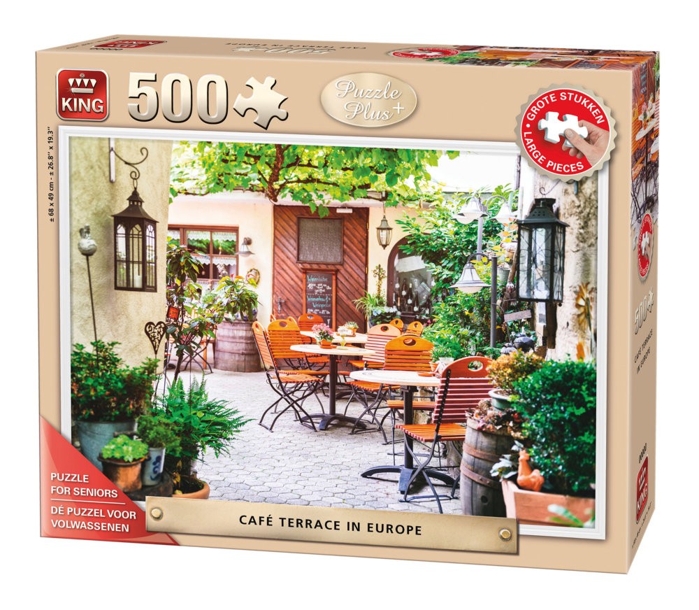 Puzzle 500 piese Terrace In Europe