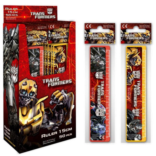 Rigla din plastic Transformers 15 cm - Nitzi.ro