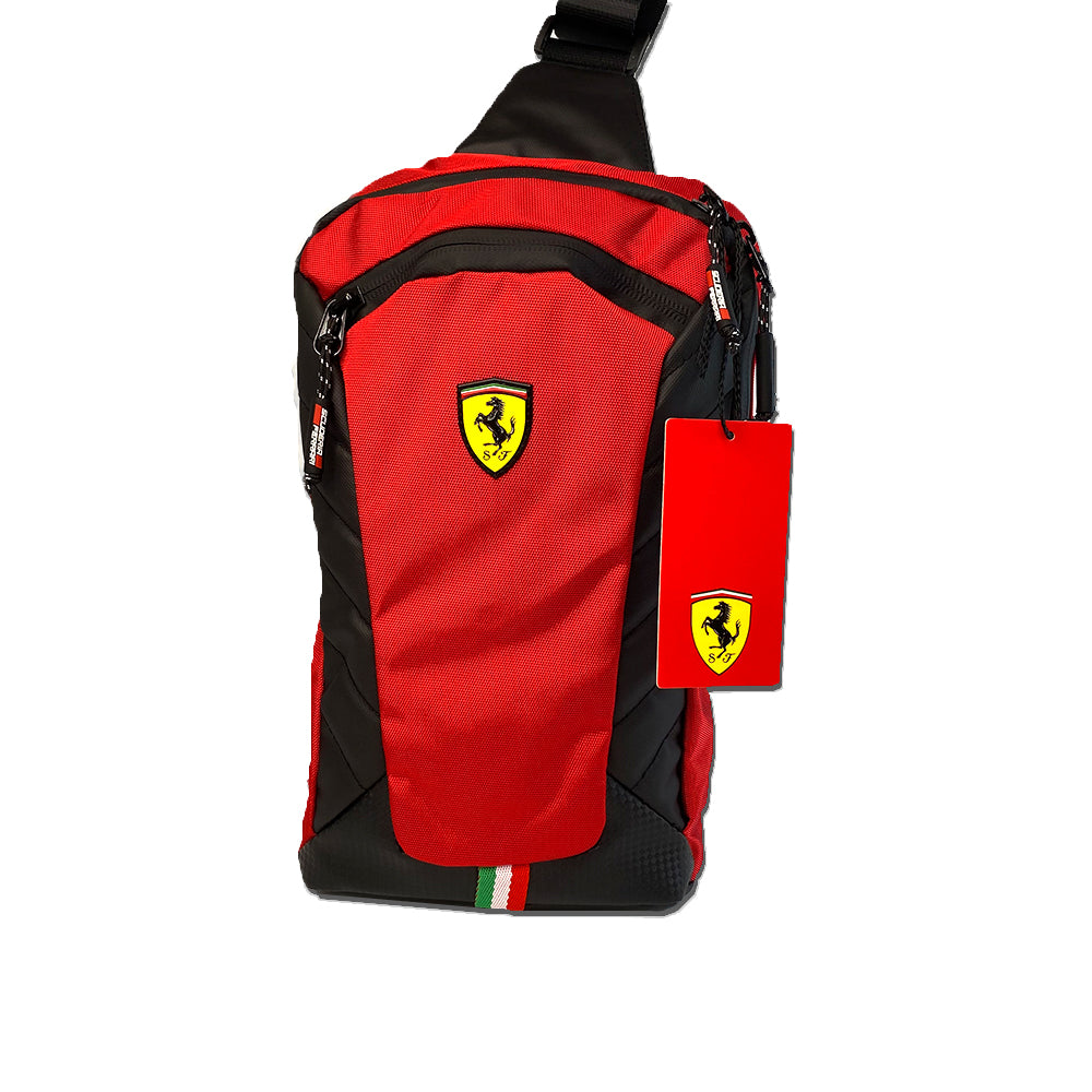 Rucsac crossbody Ferrari rosu