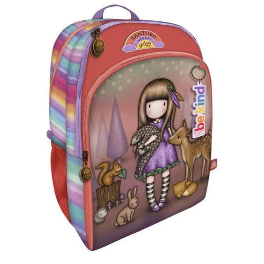 Rucsac scoala Gorjuss Be Kind To All Creatures - Nitzi.ro
