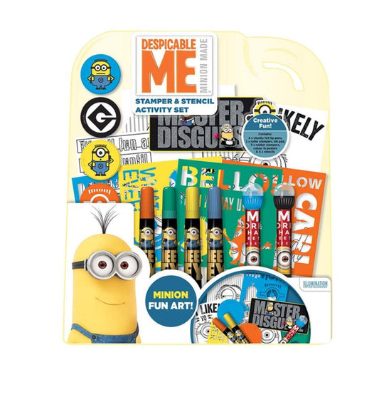 Set stampile, sabloane si carioci Minions - Nitzi.ro
