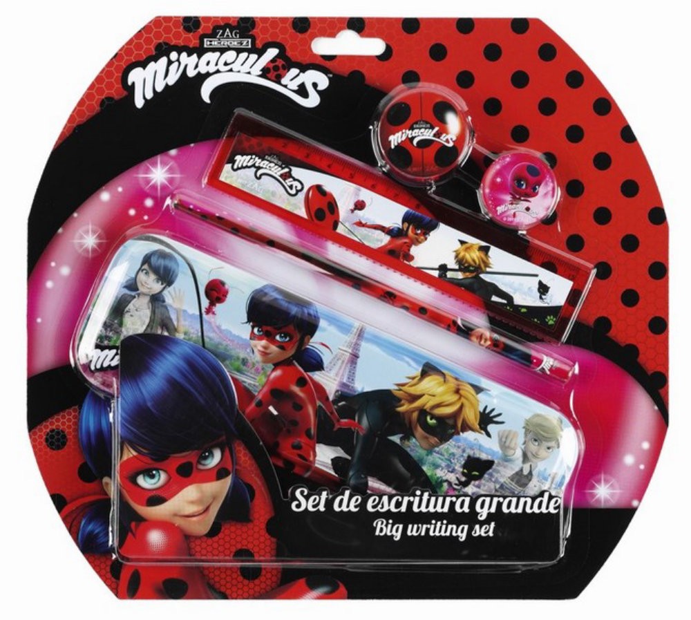 Set rechizite Ladybug - penar metalic echipat