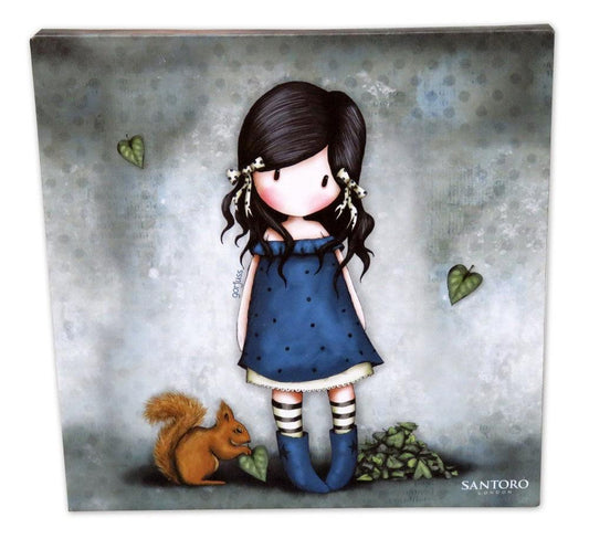 Tablou Santoro Gorjuss - You Brought Me Love 24x24 cm canvas - Nitzi.ro