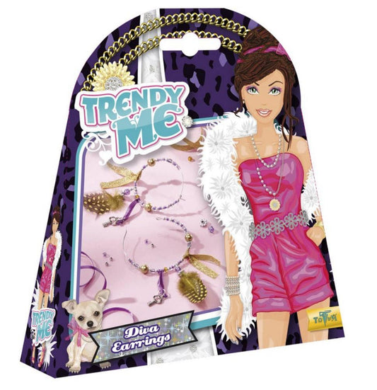 Set de creatie cercei eleganti Trendy Me - Nitzi.ro